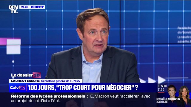 Laurent Escure (UNSA): Je pense qu'il y a un déni de crise de la démocratie
