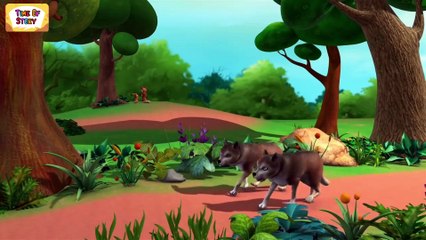 The English Story of the Fairy tale "The Fox and A Cat"