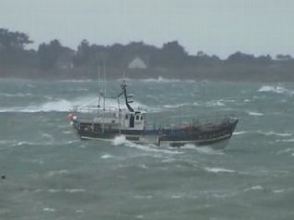 Tempete de noroit à Roscoff 22 mars