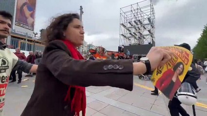 SEP'li vekil adayının çalışmasına polis müdahalesi