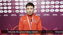 Süleyman Atlı, gümüş madalya kazandı