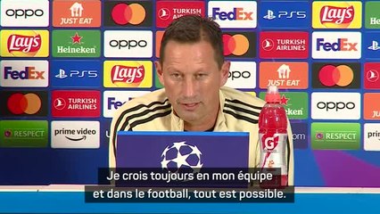 Benfica - Schmidt : "Dans le football, tout est possible"