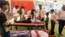 Blood donation stall in Preetibhoj, guest-groom's friend became blood