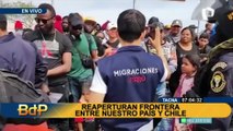Tacna: reabren frontera entre Perú y Chile
