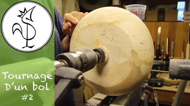 Le tournage de A à Z - forme du bol, tenon, passe de finition et ponçage