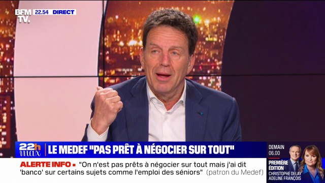 Geoffroy Roux de Bézieux (MEDEF): Si vous me dites, il faut que les patrons augmentent les salaires, ils l'ont fait