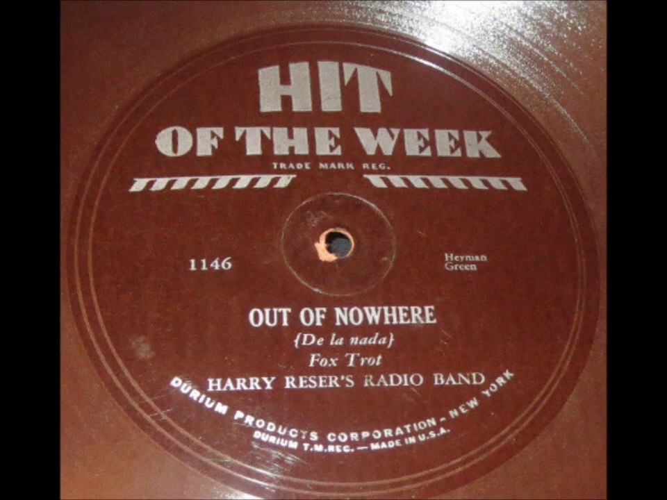 Harry Resers Radio Band - Out Of Nowhere (1931)