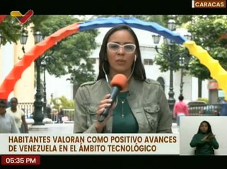 Pueblo caraqueño valora como positivo los avances de Venezuela en el ámbito tecnológico