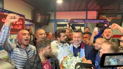 Trabzonspor'un yeni teknik direktörü Nenad Bjelica Trabzon'da