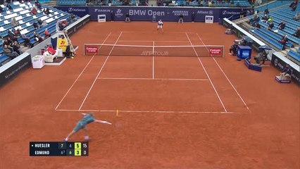 Munich - Huesler s'en sort en trois sets face à Edmund