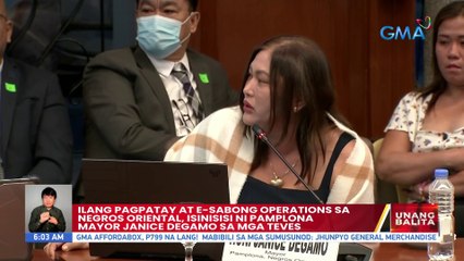 Ilang pagpatay at E-Sabong operations sa Negros Oriental, isinisisi ni Pamploma Mayor Janice Degamo sa mga Teves | UB