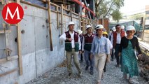 Claudia Sheinbaum, supervisa la obra del Instituto de Estudios Superiores campus Santo Tomás