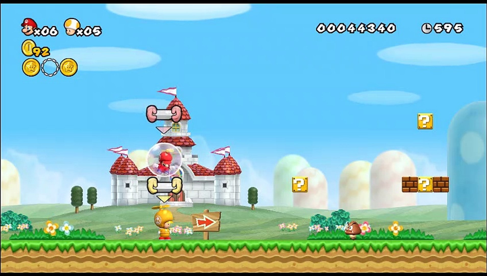 New Super Mario Bros. Wii online multiplayer - wii - Vidéo Dailymotion