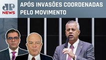 Evair de Melo pede prisão do líder do MST por invasões; Cristiano Vilela e Roberto Motta analisam
