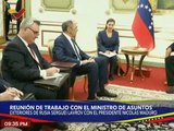 Presidente Nicolás Maduro se reúne con el Ministro de Asuntos Exteriores de Rusia Serguéi Lavrov