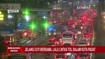 Mobil Berhenti di Bahu Jalan, Arus Lalu Lintas di KM 37 Tol Cikampek Tersendat | 19 April 2023