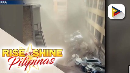 Ilang indibidwal, sugatan nang mag-collapse ang parking garage sa New York City