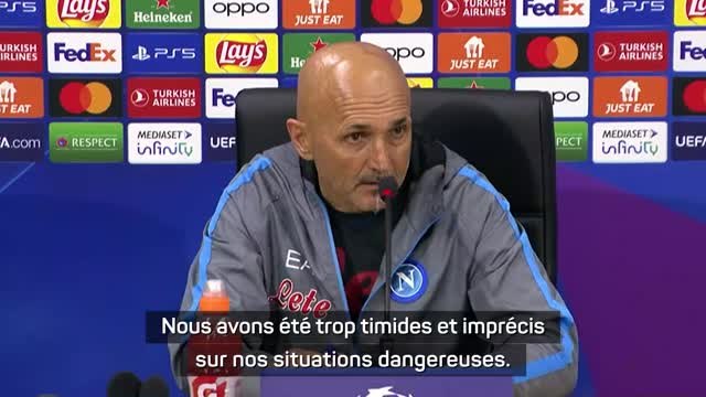 Naples - Spalletti : Il y a de la déception