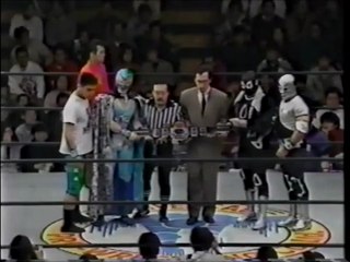 Blackman vs Super Delfin - Mask vs Mask 1993