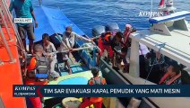 Tim SAR Evakuasi Kapal Pemudik Mati Mesin