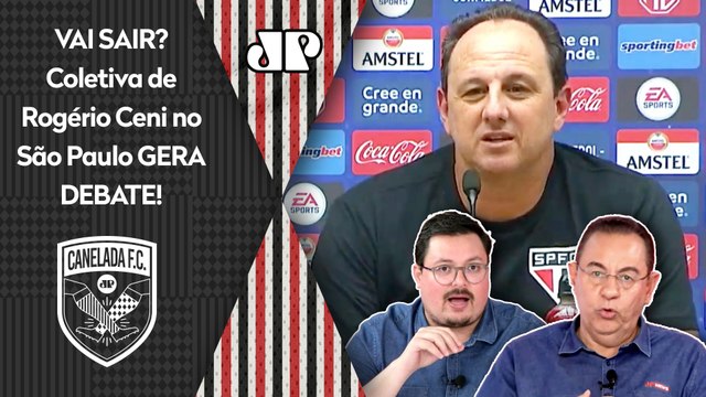 Olha... Depois dessa DECLARAÇÃO do Rogério Ceni, EU ACHO que... Coletiva do São Paulo gera DEBATE!