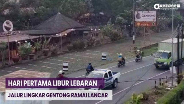 Hari Pertama Libur Lebaran, Jalur Lingkar Gentong Ramai Lancar