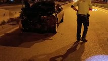 Samsun’da kontrolden çıkan araç bariyerlere çarptı: 3 yaralı