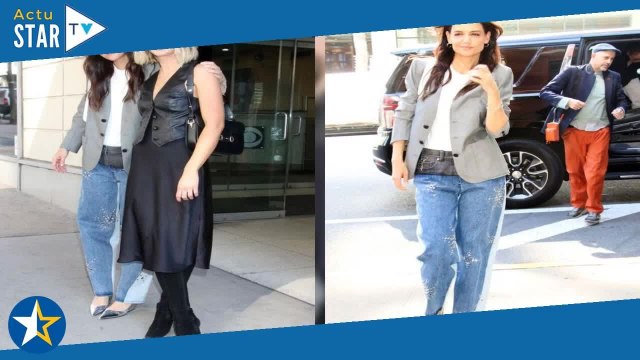 Katie Holmes décontractée chic : ce détail de son dernier look était la meilleure idée