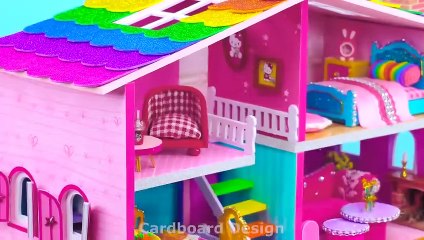 150 Hours Building a Beautiful Apartment with 4 Separate Rooms from Cardboard ❤️ DIY Miniature House