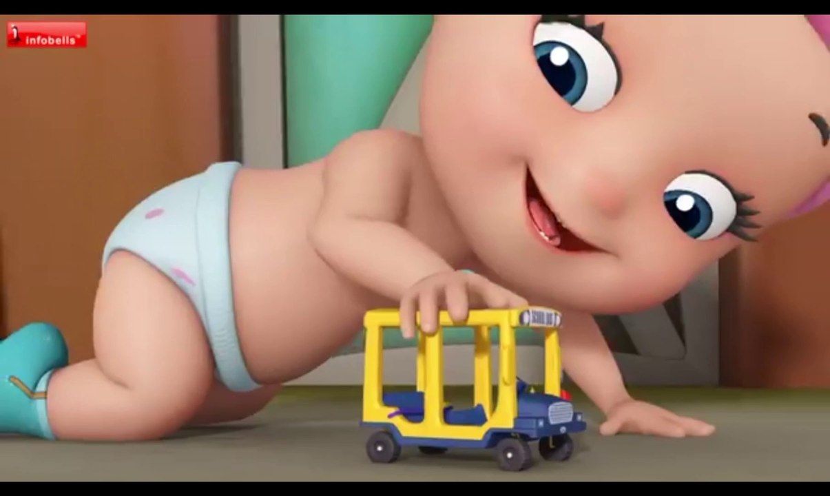 Wheels on the bus go round and round babies rhymes and kids best song kids nursery rhymes