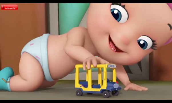 Wheels on the bus go round and round babies rhymes and kids best song kids nursery rhymes