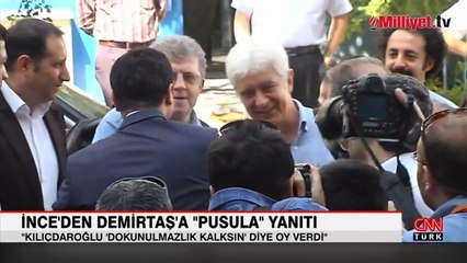 Muharrem İnce'den Selahattin Demirtaş'a 'pusula' yanıtı