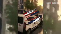 İstanbul'da vatandaşı şaşırtan hava olayı! Tövbe ederek kaydetti