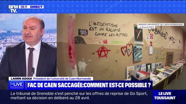 Le président de l'université de Caen-Normandie estime le coût des dégradations à plusieurs centaines de milliers d'euros