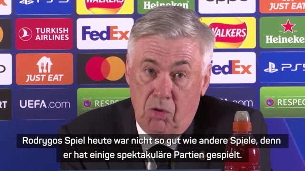 Ancelotti trotz Doppelpack: 'Rodrygo war nicht gut'