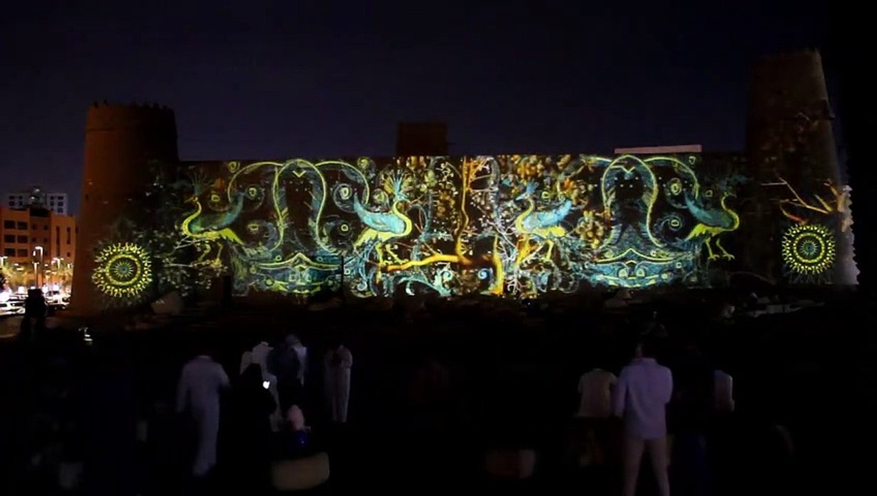 3D Video Mapping at Masmak Fort - NOOR RIYADH LIGHT FESTIVAL