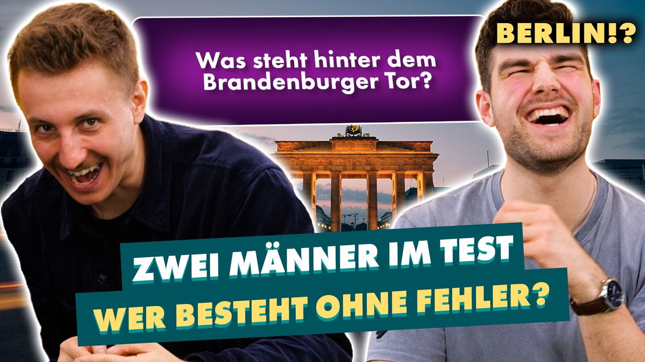 Zwei Männer im Test