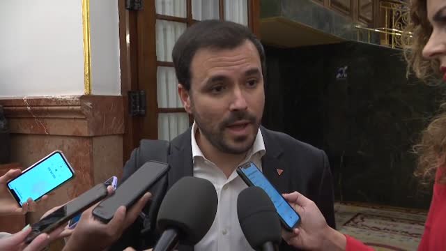 Alberto Garzón, sobre la visita del emérito: Está absolutamente fuera de lugar