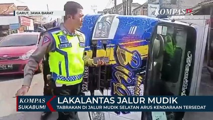 Tabrakan Di Jalur Mudik Selatan Arus Kendaraan Tersedat