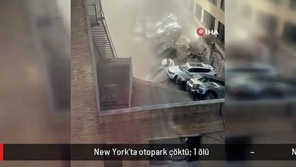 New York'ta otopark çöktü: 1 ölü