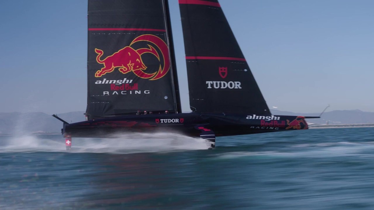 Tennis star Tsitsipas takes to the waves with Alinghi  Red Bull Racing ahead of America's Cup