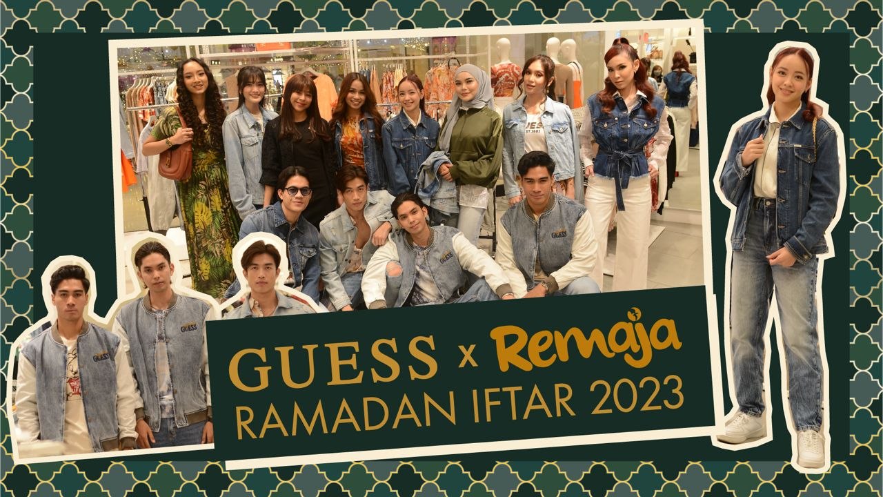 SPOTTED: Hero & Dewi Remaja Beraya Sakan Bersama GUESS