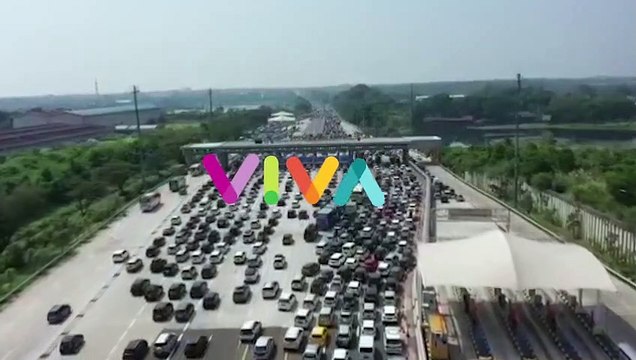 Rekaman Drone Penampakan Tol Cikampek Utama, Padat Merayap