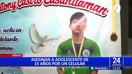 Fue a quinceañero y jamás regresó a casa: asesinan a menor por un celular en el Rímac