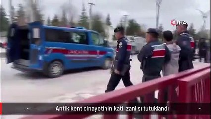 Antik kent cinayetinin katil zanlısı tutuklandı