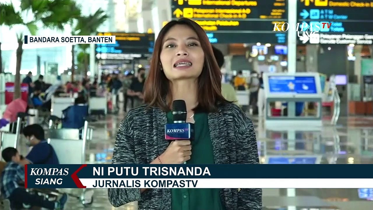 Puncak Arus Mudik, Ribuan Penumpang Padati Bandara Soekarno-Hatta Tangerang | 19 April 2023