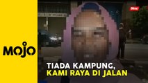 Raya atau tidak, kehidupan gelandangan tetap di jalanan