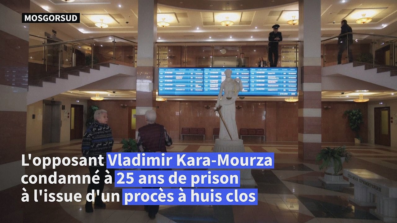 Russie: l'opposant Vladimir Kara-Mourza condamné à 25 ans de prison