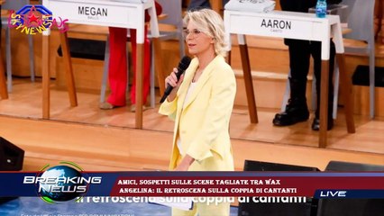 Amici, sospetti sulle scene tagliate tra Wax  Angelina: il retroscena sulla coppia di cantanti