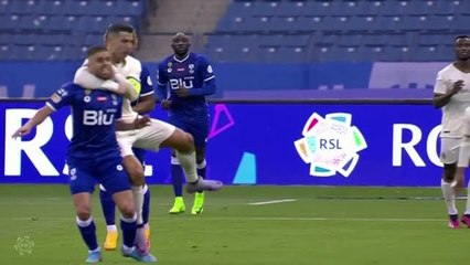 Wrestling Ronaldo avoids red card